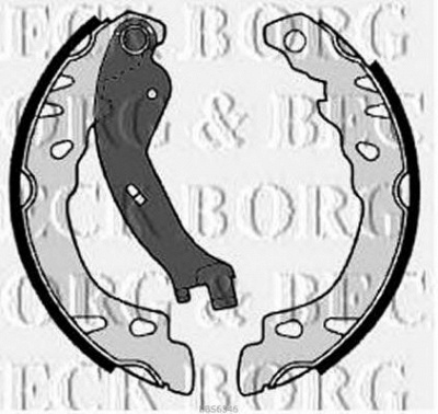 BORG & BECK bbs6346 -  Комплект тормозных колодок